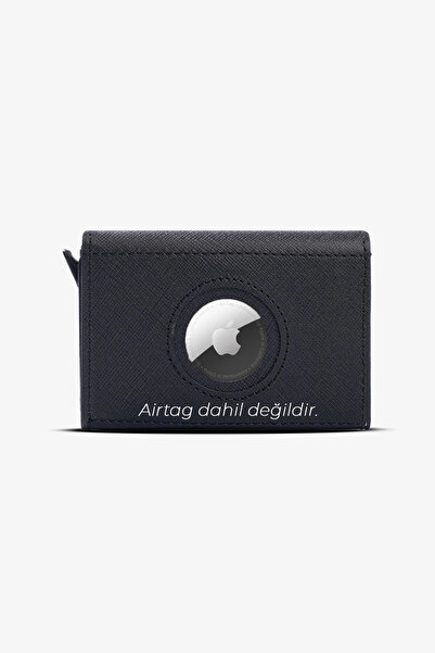 Getto Deri Airtag Mekanizmalı Kişiye Özel İsim Baskılı Cüzdan