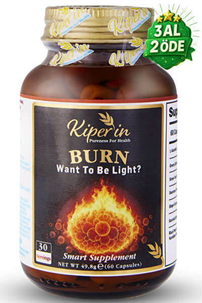 Kiperin Burn | | L-Karnitin, Yeşil Çay, Guarana, Zencefil, Garsiniya, Kafein | 60 Kapsül