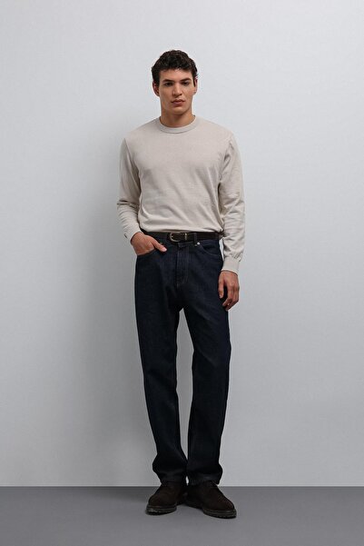 Antioch Stone Soft Textured Basic Men's Sweater