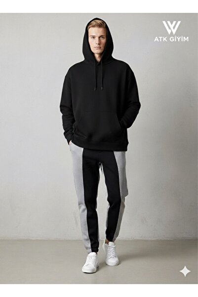 ATKGİYİM Thick 3-Thread Elastic Leg Sweatpants*** Winter Hoodie Swett Pockets...