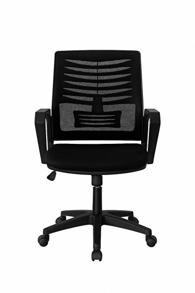 4K EĞİTİM ARAÇLARI Fileli Müdür Çalışma Ofis Koltuğu Siyah Renk