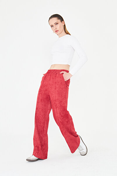 Avones Women's Loose Leg Trousers with Pockets