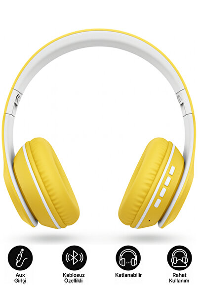 Tech&bello accessories Kablosuz Bluetooth Kulaküstü Kulaklık – Mikrofonlu, St...