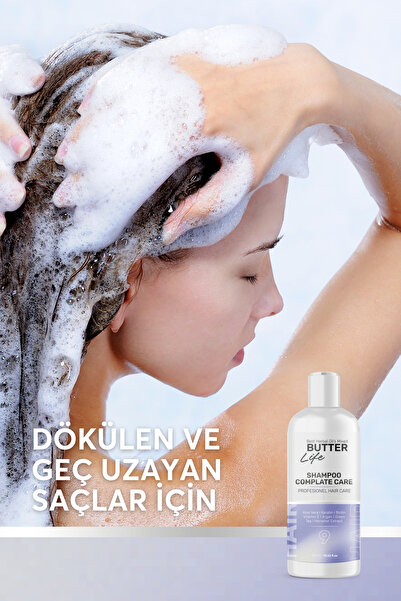 Life Butter Kepek Önleyici Saç Bakım Şampuanı 9 Aktifli Kepek Karşıtı Tuzsuz Sampuan 400 ml5
