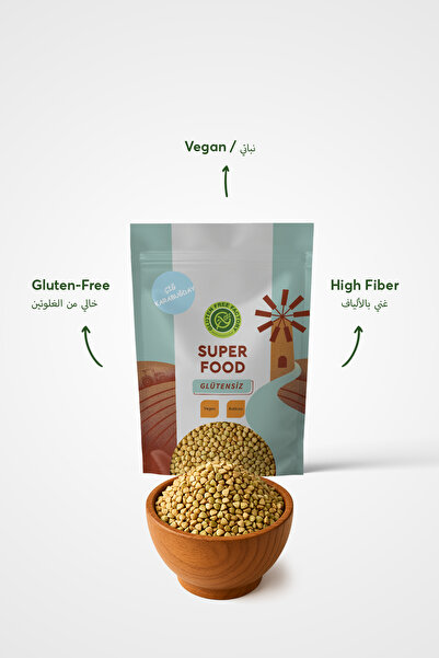 GLUTENSİZ FABRİKA Glutensiz Çiğ Karabuğday 1 Kg (TANE)