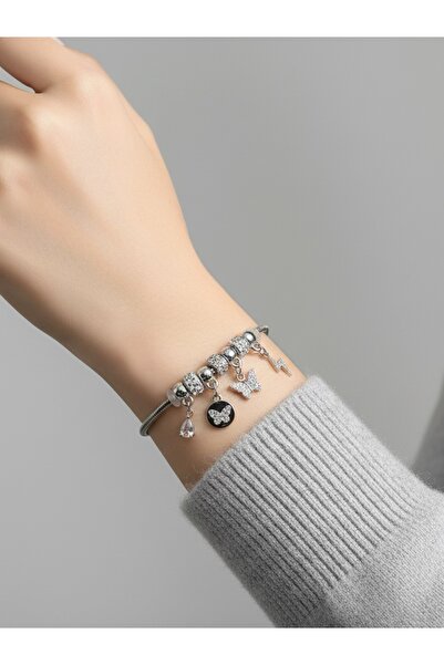 Lumel Takı Çelik Charm Bileklik