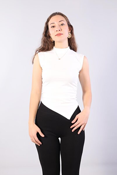 Mckanzie 10642 Skirt Asymmetrical Fisherman Sleeveless Blouse