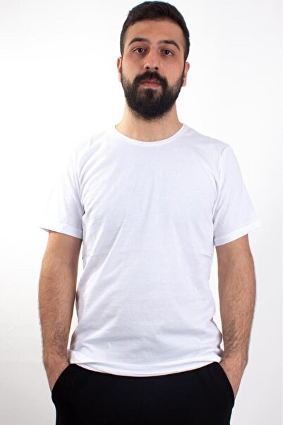 Twister Jeans ΑΝΔΡΙΚΗ Τ-SHIRT TWISTER JEANS 1828 ΛΕΥΚΗ ΜΠΛΟΥΖΑ ΜΕ ΚΥΚΛΙΚΗ ΛΑΙΜΟΚΟΨΗ