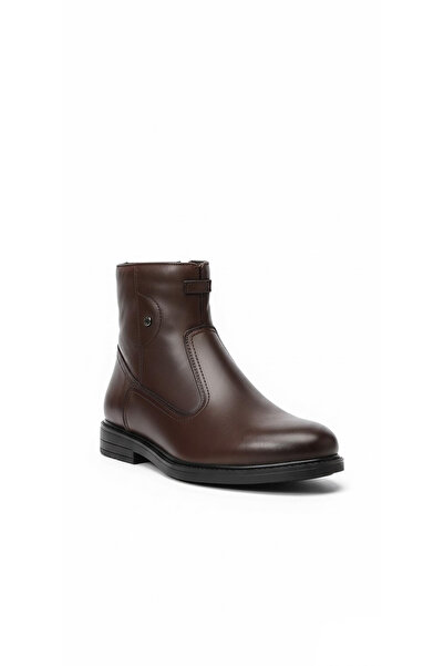 Ustalar Ayakkabı Çanta حذاء رجالي بني اللون من الجلد الطبيعي مزود بالريش 649....