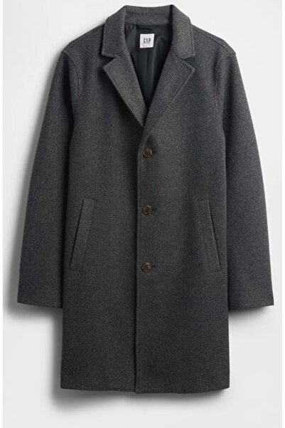 GAP V-Top Coat 791204 Relaxed Overcoat Trench Coat Men's Jacket Gray