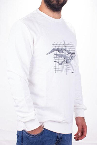 Twister Jeans Twister 1915 Ecru okrugla kragna muška majica