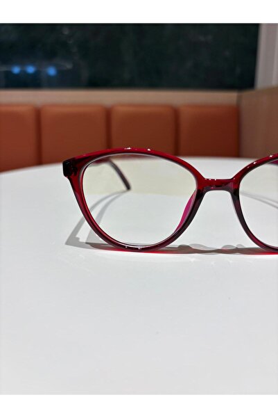 funeyes Victoria Burgundy Cat Eye Blue Light Protection Blue Block Glasses
