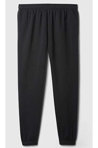 GAP V-Heritage 500382 Logo Logo Fleece Jogger French Terry Fabric Men's Sweatpants Black