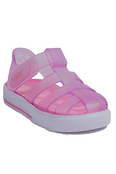 IGOR S10171 Sandale ortopedice pentru fete Star Pink