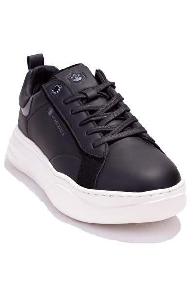 lumberjack حذاء رياضي نسائي يومي أسود من جيزيل لتقويم العظام