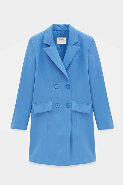 Saade Jachetă business cu nasturi indigo