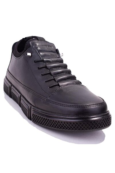 Hammer Jack 10220650 Black Skin Orthopedic Daily Men's Leather Shoes