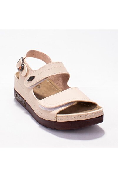 DAGOSTER DZA37-3014 Sandale de damă ortopedice de zi cu zi bej