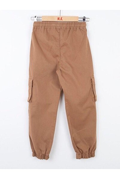 NK Children's Cargo Trousers with Pockets and Elastic Waist