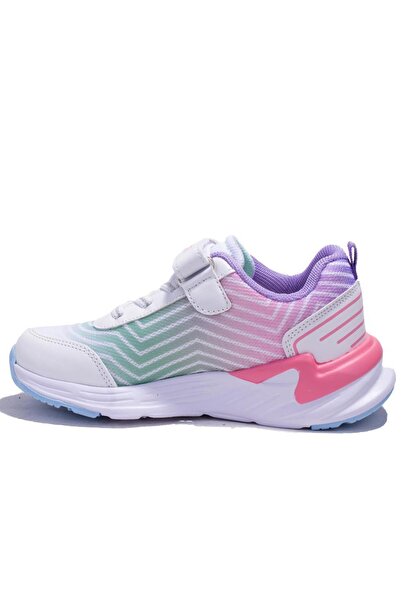 pepino 1418 White Green Orthopedic Daily Girl's Sports Shoes