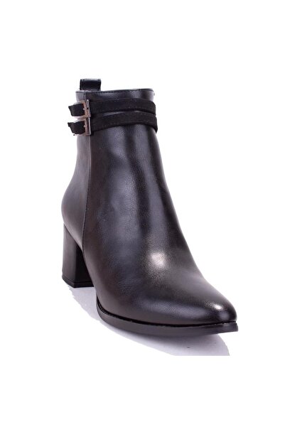 DAGOSTER DZA07-928565 Crne klasične ženske čizme na petu