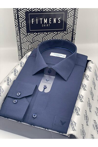 Fitmens قميص رجالي كلاسيكي بأكمام طويلة من أكسفورد في علبة هدايا سهلة الكي FS...