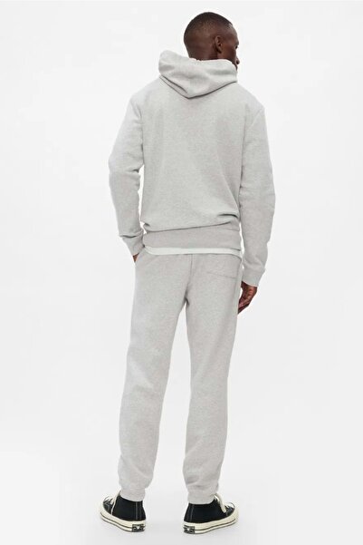 GAP V-Heritage 500382 Logo Logo Fleece Jogger French Terry Fabric Men's Sweatpants Gray