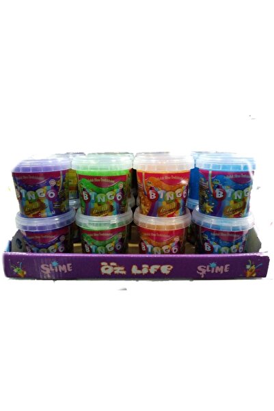 ümit toys Slıme Metalik Dokulu Meyva Kokulu 12 Adet 140 Gr Toplam 1680 Gr Slime