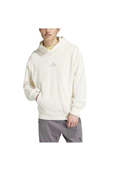 adidas M A SZN FT HD Erkek Beyaz Sweatshirt IY4154