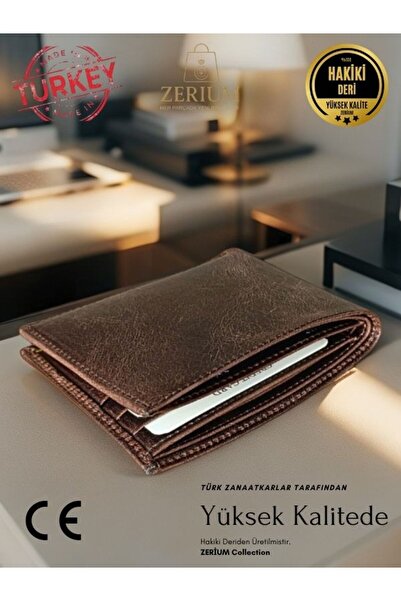 ZERİUM Genuine Leather Arven – Premium Genuine Leather Men's Wallet and Card Holder