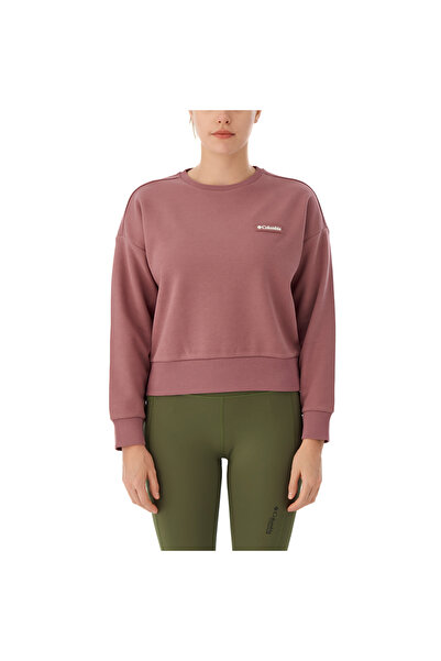 Columbia Kadın Outdoor Sweatshırts CS0404 CSC W MARBLE CANYON CROP SWEATSHIRT 9150271609