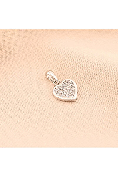 Bijuteria SORELLY Pandantiv Aur 14k Inima Alb