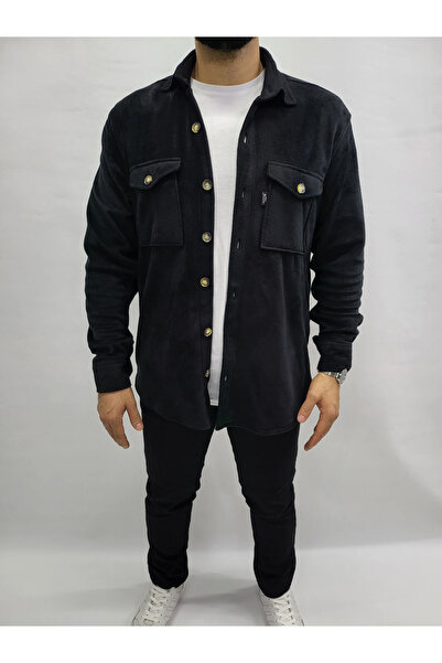 Mavi Sima Slim Fit férfi ing fekete