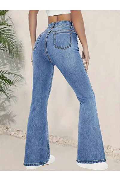 Silerra Women's High Waist Flared Jeans