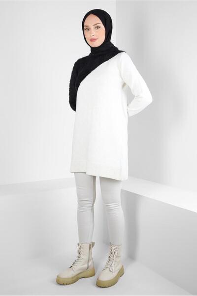 Alvina TWO COLOR KNITWEAR TUNIC 44349