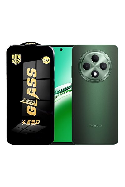 Flippy Protector de ecran Oppo F27, sticlă securizată ESD de 0,35 mm, margini negre, antistatică