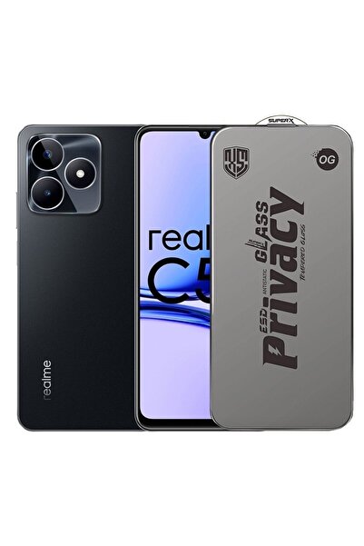 Flippy Folie de Sticla Privacy, Flippy, ESD Compatibila cu Realme C53