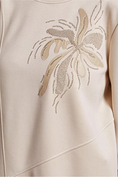 Alvina 45114 Model Patterned Tracksuit Tunic