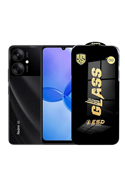 Flippy Tempered Glass Screen Protector for Xiaomi Redmi 13R, 0.35 mm, Scratch-Resistant, Antistatic