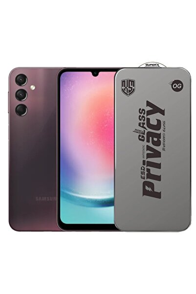 Flippy Folie de Sticla Privacy, Flippy, ESD Compatibila cu Samsung Galaxy A24