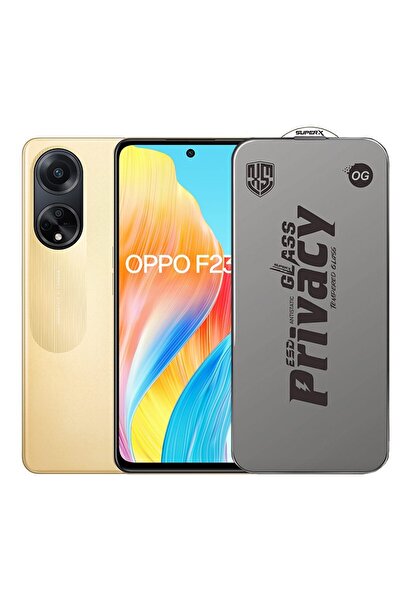 Flippy Protector de ecran pentru Oppo F23 – Sticlă securizată ESD, Privacy OG, Margini negre, 0,30 mm