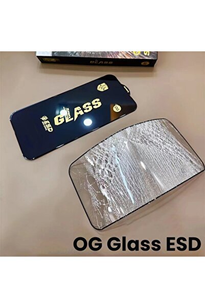 Flippy Screen Protector for Samsung Galaxy S21 FE, 0.35 mm Tempered ESD Glass, Black Edges