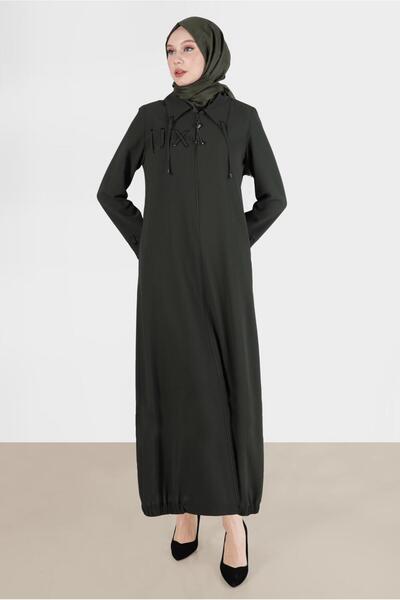 Alvina KUŞGÖZÜ DETAYLI FERMUARLI PARDESÜ 10534