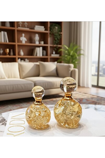 Home 2 li ÇATLAK KÜRE DEKORATİF PARFÜM ŞİŞESİ