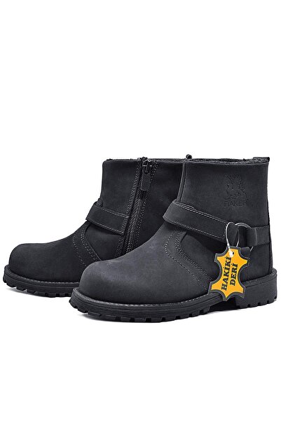 Rakerplus Chiron Genuine Leather Zippered Winter Children's Boots