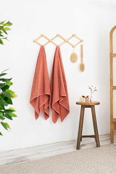 Rikka Home كورسوفتير ™   100% قطن، فائق النعومة، طقم مناشف حمام مكون من قطعتي...