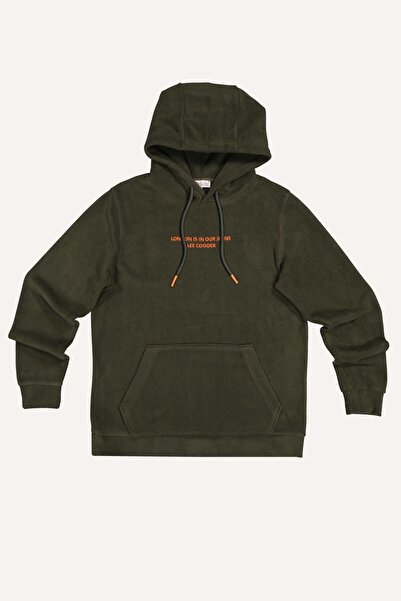 Lee Cooper Мъжки суитшърт Ollie, цвят каки, GX9688