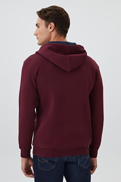 Lee Cooper Pauls Erkek με κουκούλα Φερμουάρ. Φούτερ μελανί