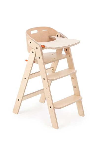 Hype Store Mamatoyz Mychair Ahşap Katlanır Mama Sandalyesi Naturel