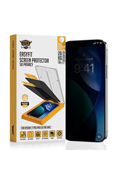 Hype Store واقي شاشة LABS 5D EasyFit مكون من قطعتين سهل التركيب مع جهاز تثبيت...